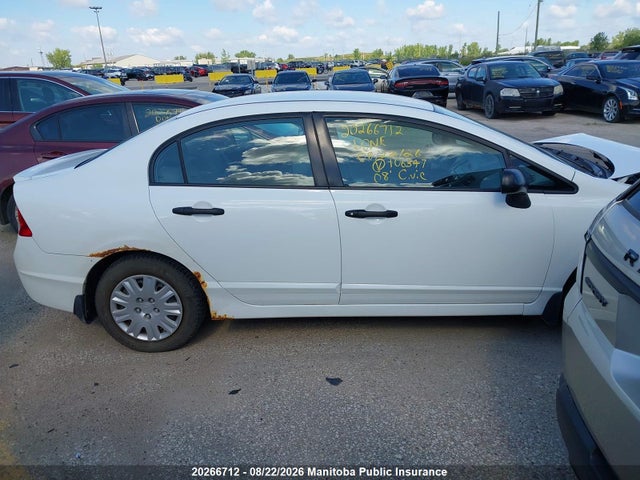 Продажа на аукционе авто 2008 Honda Civic Dx-a, vin: 2HGFA16298H106347, номер лота: 20266712