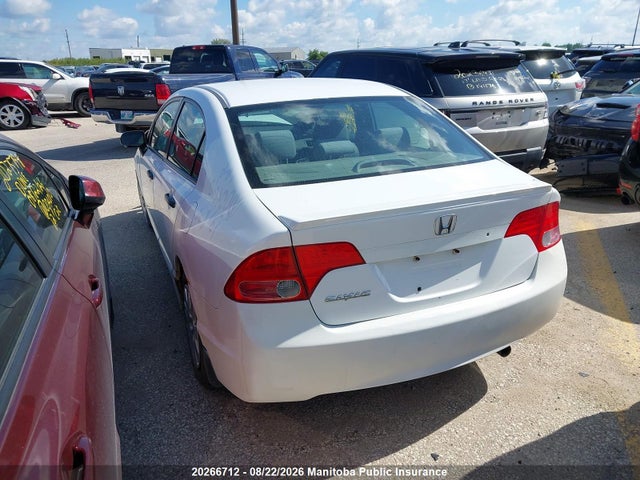Продажа на аукционе авто 2008 Honda Civic Dx-a, vin: 2HGFA16298H106347, номер лота: 20266712