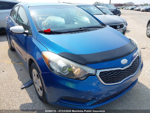20266733 :رقم المزاد ، KNAFK4A62E5080133 vin ، 2014 Kia Forte Ex مزاد بيع