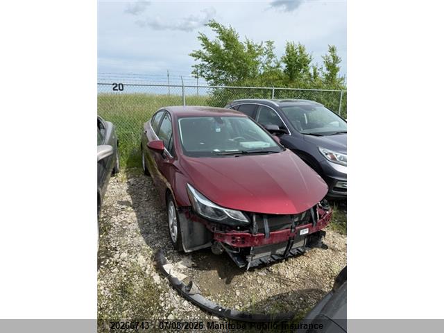 Aukcja sprzedaży 2016 Chevrolet Cruze Lt Turbo, vin: 1G1BE5SMXG7312330, numer aukcji: 20266743