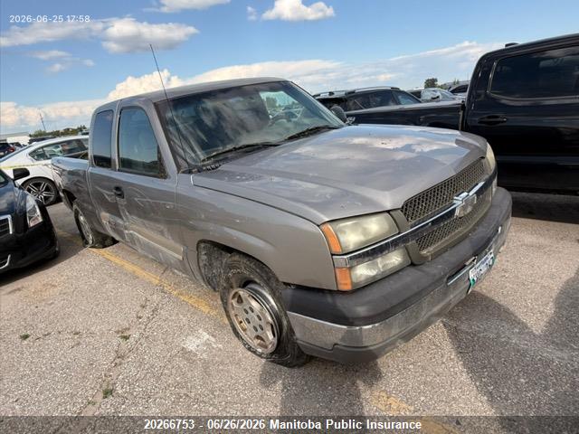 Продаж на аукціоні авто 2003 Chevrolet Silverado 1500 Ls Ext Cab, vin: 1GCEK19T13E325279, номер лоту: 20266753