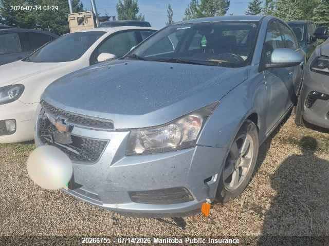 20266755 :رقم المزاد ، 1G1PG5SC3C7207193 vin ، 2012 Chevrolet Cruze Lt Turbo مزاد بيع