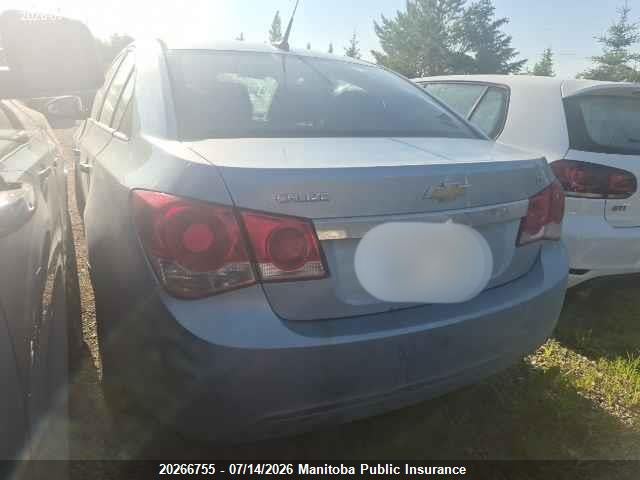 20266755 :رقم المزاد ، 1G1PG5SC3C7207193 vin ، 2012 Chevrolet Cruze Lt Turbo مزاد بيع