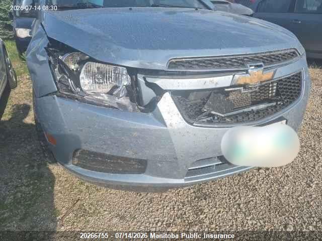20266755 :رقم المزاد ، 1G1PG5SC3C7207193 vin ، 2012 Chevrolet Cruze Lt Turbo مزاد بيع