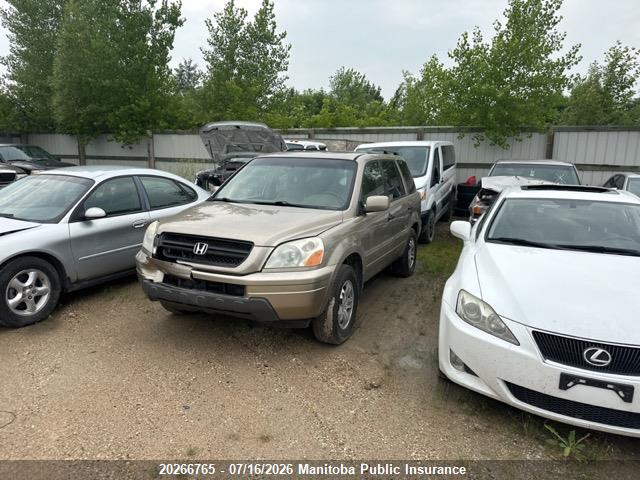 Продажа на аукционе авто 2005 Honda Pilot Ex-l, vin: 2HKYF18595H002718, номер лота: 20266765