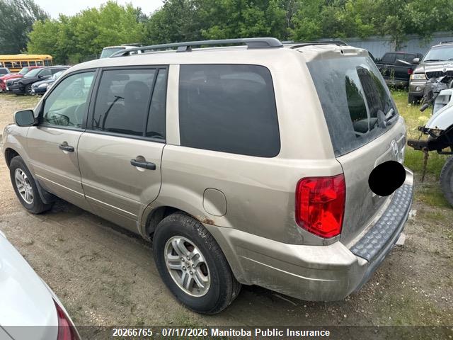 Aukcja sprzedaży 2005 Honda Pilot Ex-l, vin: 2HKYF18595H002718, numer aukcji: 20266765