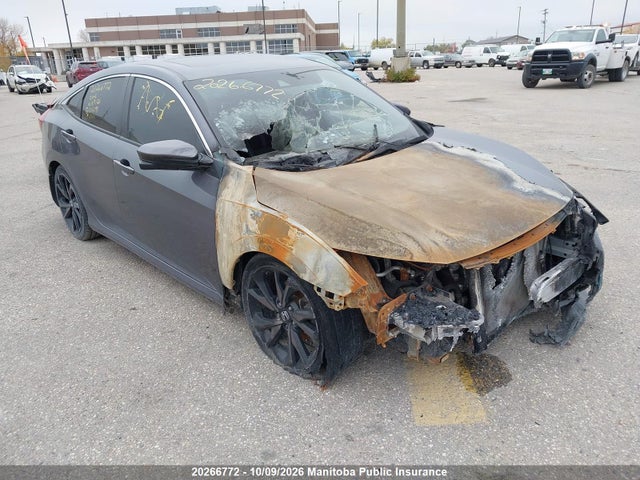 20266772 :رقم المزاد ، 2HGFC2F88KH016098 vin ، 2019 Honda Civic Sport مزاد بيع