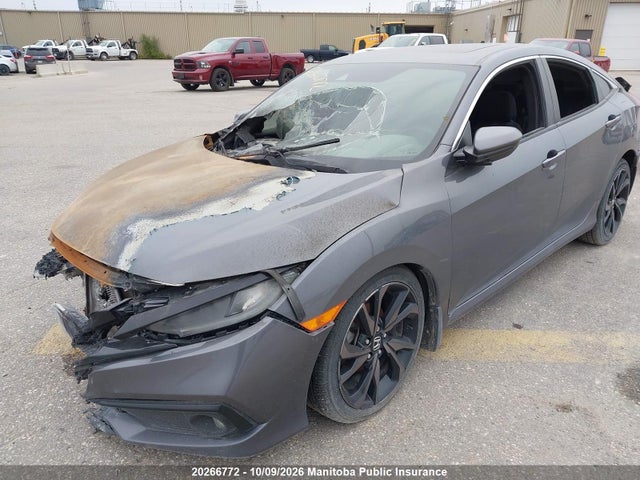 20266772 :رقم المزاد ، 2HGFC2F88KH016098 vin ، 2019 Honda Civic Sport مزاد بيع