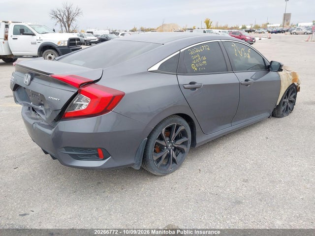 20266772 :رقم المزاد ، 2HGFC2F88KH016098 vin ، 2019 Honda Civic Sport مزاد بيع