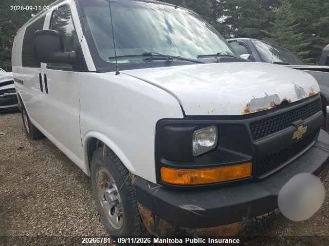 Продаж на аукціоні авто 2011 Chevrolet Express 1500 Cargo Van, vin: 1GCSGAFX2B1158402, номер лоту: 20266781