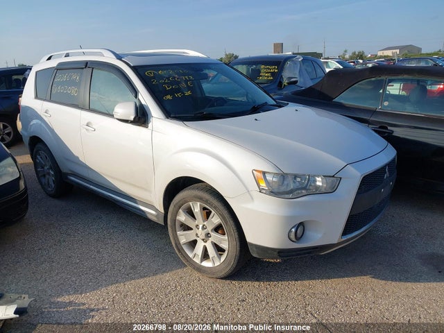 20266798 :رقم المزاد ، JA4JT5AX3AZ602080 vin ، 2010 Mitsubishi Outlander Xls مزاد بيع