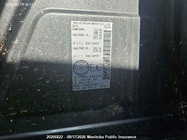 Nissan Pathfinder S 2018 5N1DR2MMXJC640342 Image 8