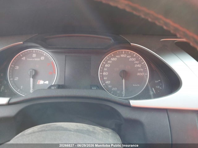 20266827 :رقم المزاد ، WAUHGDFL5AA097874 vin ، 2010 Audi S4 3.0t Quattro مزاد بيع