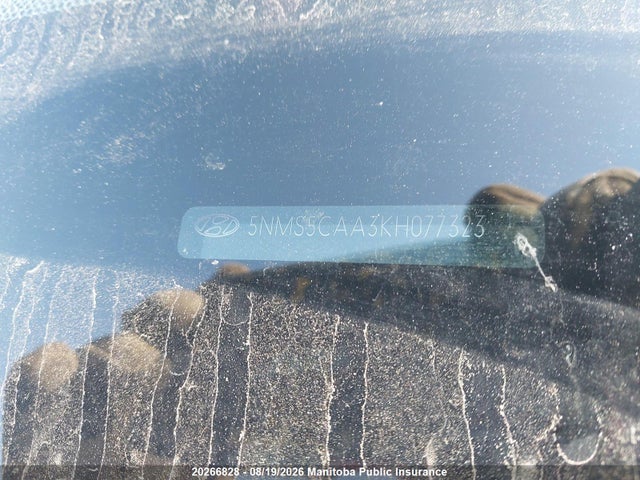 5NMS5CAA3KH077323 Hyundai Santa Fe Ultimate 2.0t