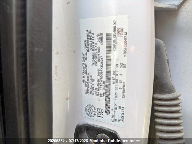 Ford F-Series 2015 1FTEW1EG9FKE26217 Image 9