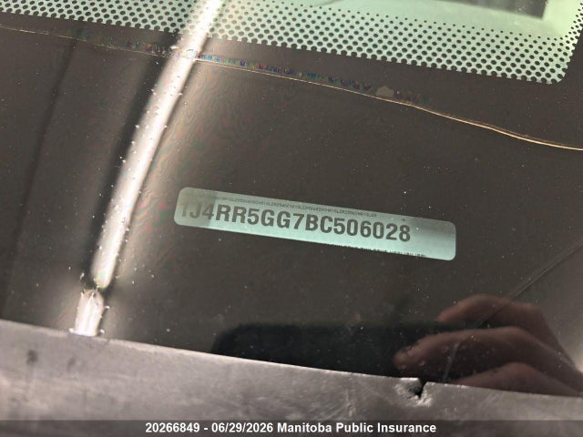20266849 :رقم المزاد ، 1J4RR5GG7BC506028 vin ، 2011 Jeep Grand Cherokee Limited مزاد بيع