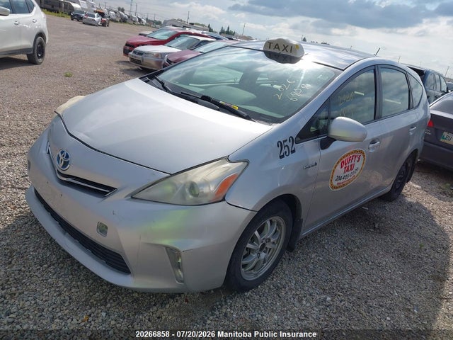 2012 Toyota Prius V მანქანა იყიდება აუქციონზე, vin: JTDZN3EU2C3089899, აუქციონის ნომერი: 20266858