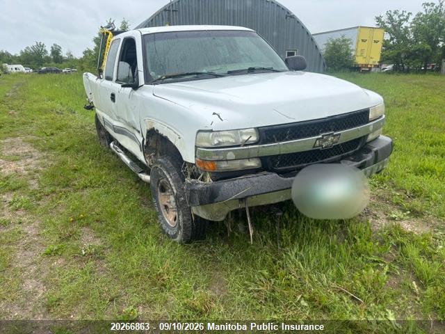 Aukcja sprzedaży 2002 Chevrolet Silverado 2500 Hd Ext Cab, vin: 1GCHK29U92Z262788, numer aukcji: 20266863