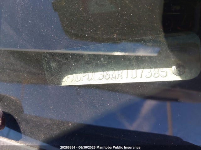 20266864 :رقم المزاد ، 3FADP0L36AR107385 vin ، 2010 Ford Fusion Hybrid مزاد بيع
