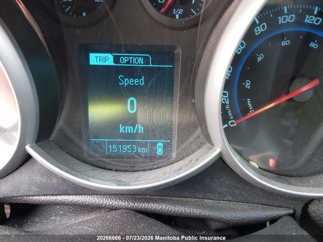20266866 :رقم المزاد ، 1G1PC5SB5E7142630 vin ، 2014 Chevrolet Cruze Lt Turbo مزاد بيع