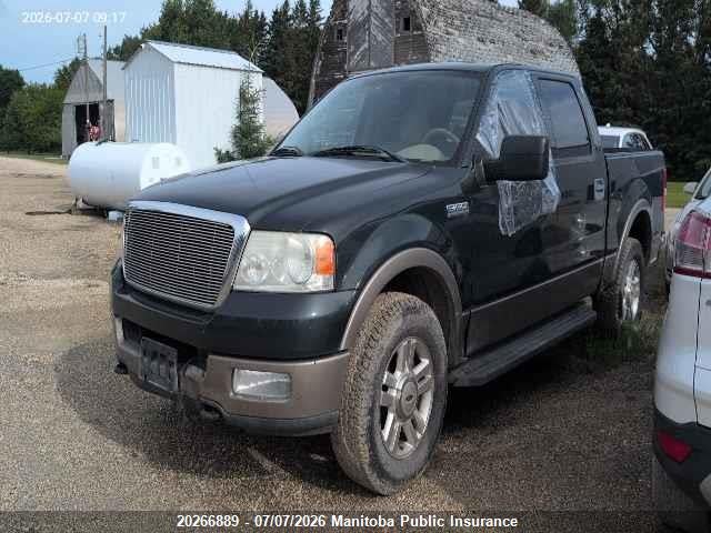20266889 :رقم المزاد ، 1FTPW14554KA39721 vin ، 2004 Ford F150 Supercrew مزاد بيع