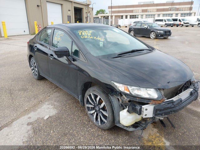 2015 Honda Civic Touring მანქანა იყიდება აუქციონზე, vin: 2HGFB2F74FH013411, აუქციონის ნომერი: 20266892