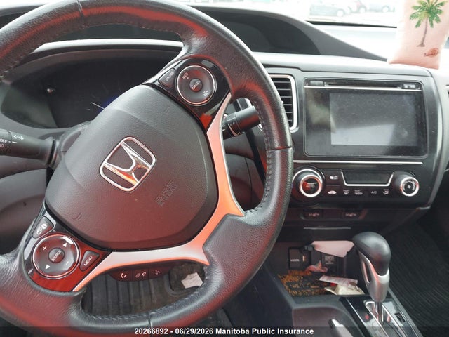 2015 Honda Civic Touring მანქანა იყიდება აუქციონზე, vin: 2HGFB2F74FH013411, აუქციონის ნომერი: 20266892