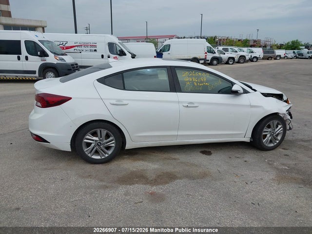20266907 :رقم المزاد ، KMHD84LFXKU886658 vin ، 2019 Hyundai Elantra Essential مزاد بيع