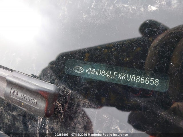 20266907 :رقم المزاد ، KMHD84LFXKU886658 vin ، 2019 Hyundai Elantra Essential مزاد بيع