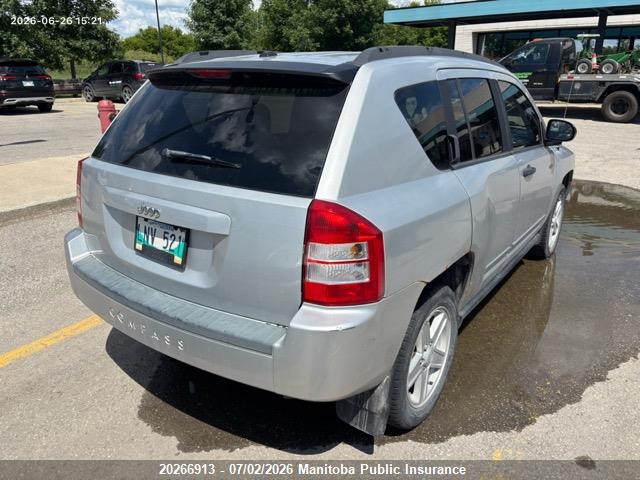 Продаж на аукціоні авто 2008 Jeep Compass North, vin: 1J8FT47W48D686527, номер лоту: 20266913