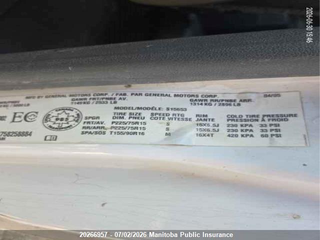 20266957 :رقم المزاد ، 1GCCS196758258884 vin ، 2005 Chevrolet Colorado Ext Cab مزاد بيع