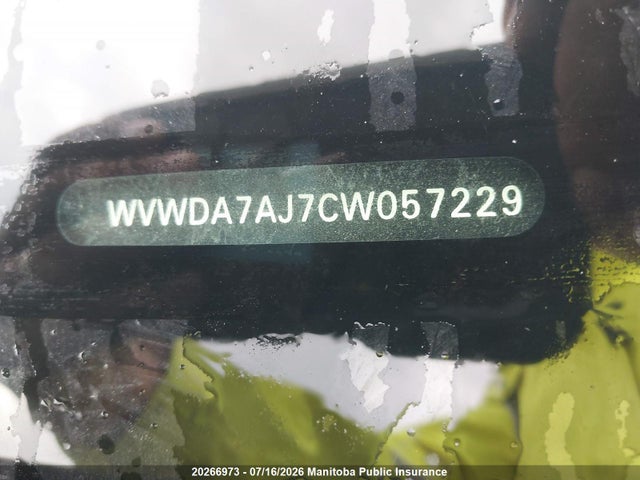 Продаж на аукціоні авто 2012 Volkswagen Golf 2.5, vin: WVWDA7AJ7CW057229, номер лоту: 20266973