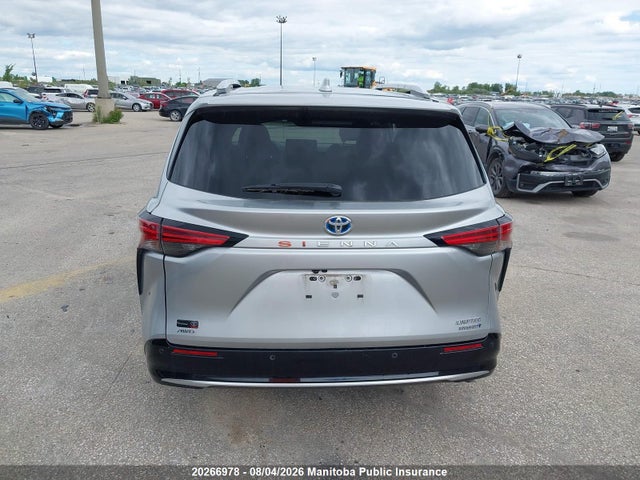 20266978 :رقم المزاد ، 5TDGSKFC6RS132910 vin ، 2024 Toyota Sienna Limited Hybrid مزاد بيع