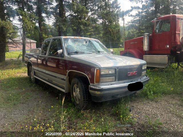 1993 Gmc K/v 1500 4+cab მანქანა იყიდება აუქციონზე, vin: 2GTEK19K6P1536282, აუქციონის ნომერი: 20266999