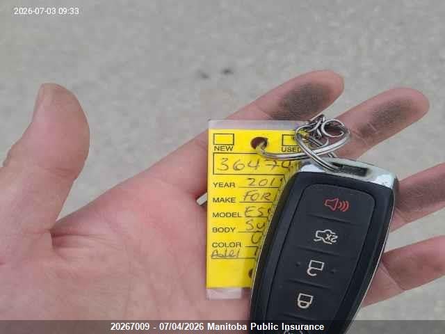 Aukcja sprzedaży 2015 Ford Escape Titanium, vin: 1FMCU9J98FUB99671, numer aukcji: 20267009