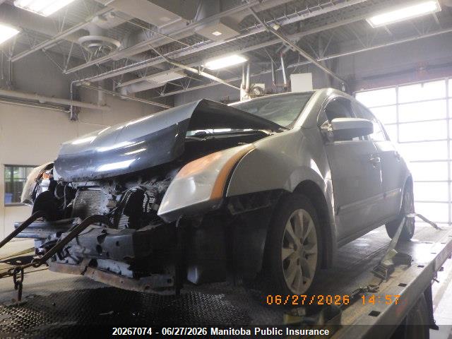 Auction sale of the 2012 Nissan Sentra 2.0, vin: 3N1AB6APXCL625920, lot number: 20267074
