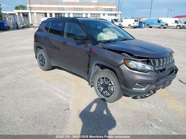 20267110 :رقم المزاد ، 3C4NJDDN1RT170710 vin ، 2024 Jeep Compass Trailhawk مزاد بيع