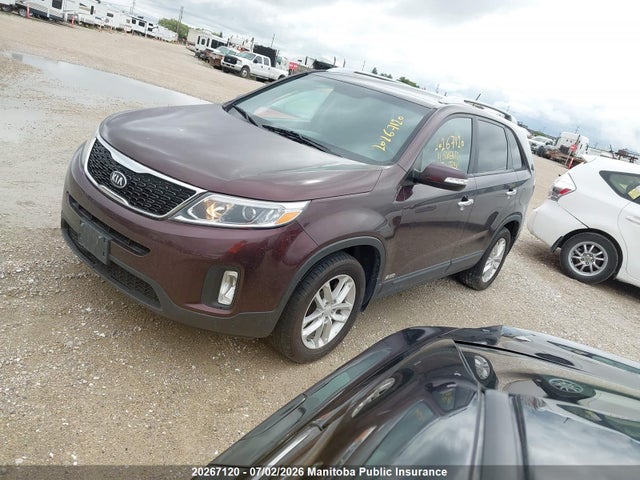 KIA Sorento Lx V6 2014 5XYKTDA79EG472511 Image 2