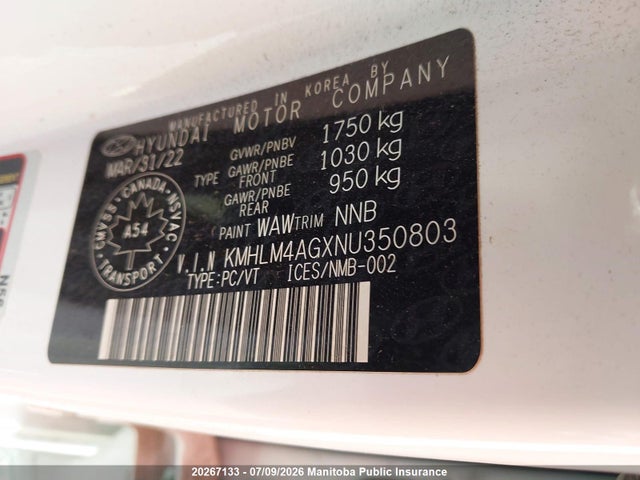 Hyundai Elantra Preferred 2022 KMHLM4AGXNU350803 Image 9