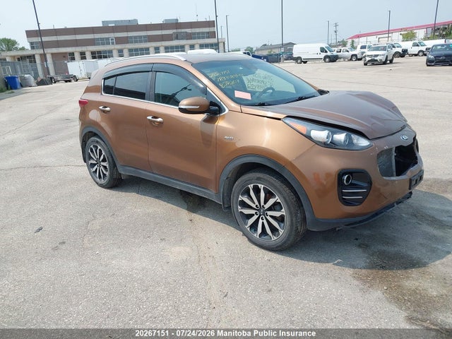 20267151 :رقم المزاد ، KNDPNCAC8J7484552 vin ، 2018 Kia Sportage Ex Premium مزاد بيع