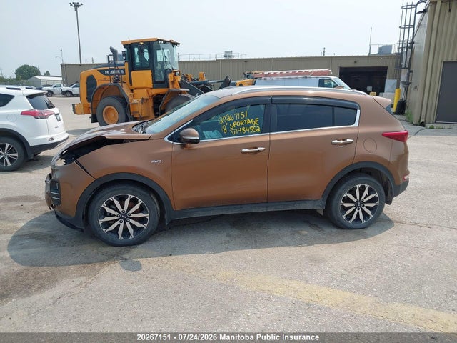 20267151 :رقم المزاد ، KNDPNCAC8J7484552 vin ، 2018 Kia Sportage Ex Premium مزاد بيع