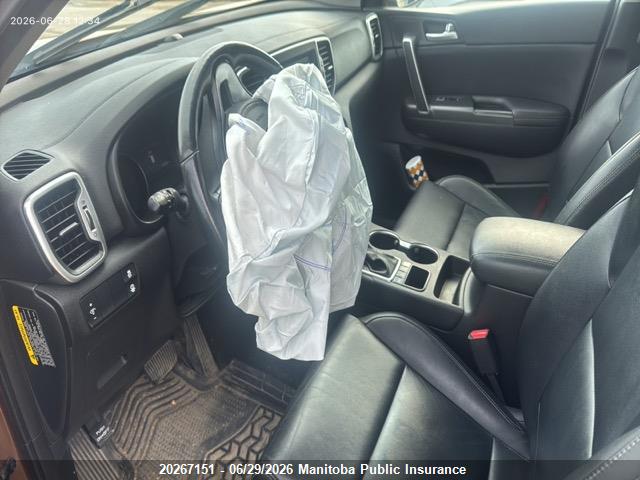 20267151 :رقم المزاد ، KNDPNCAC8J7484552 vin ، 2018 Kia Sportage Ex Premium مزاد بيع