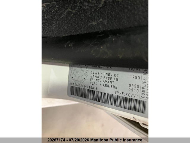 Aukcja sprzedaży 2008 Volkswagen Golf City, vin: 9BWEL41J184014818, numer aukcji: 20267174