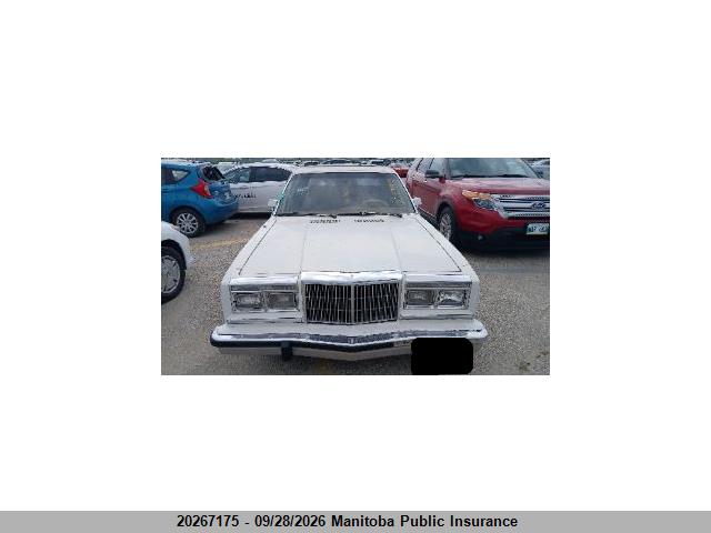 20267175 :رقم المزاد ، 1C3BF66P9HW111254 vin ، 1987 Chrysler Fifth Avenue مزاد بيع
