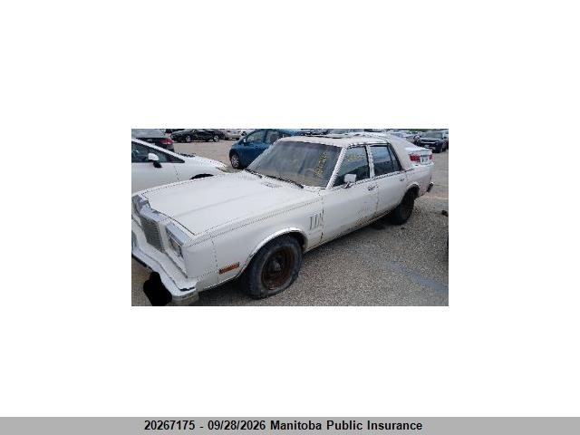 20267175 :رقم المزاد ، 1C3BF66P9HW111254 vin ، 1987 Chrysler Fifth Avenue مزاد بيع