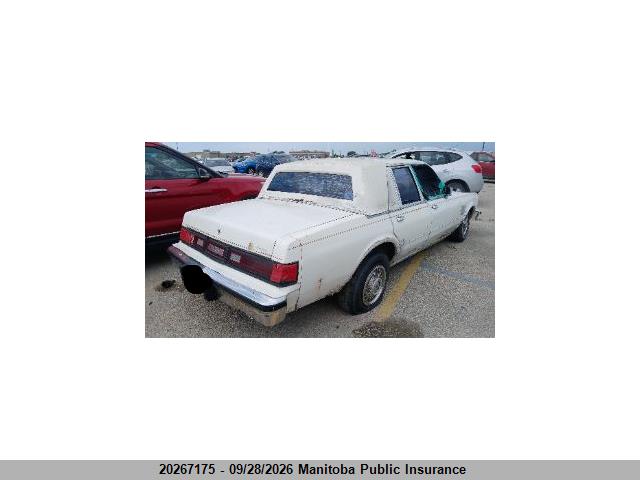 20267175 :رقم المزاد ، 1C3BF66P9HW111254 vin ، 1987 Chrysler Fifth Avenue مزاد بيع