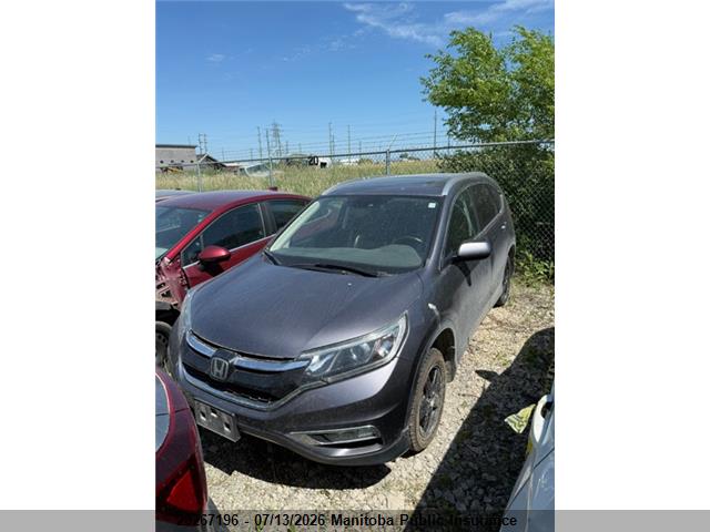 Honda Cr-v Touring 2015 5J6RM4H93FL801013 Image 2
