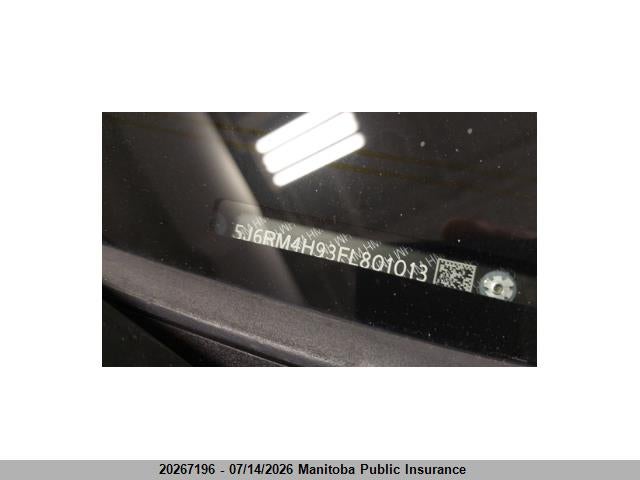 Honda Cr-v Touring 2015 5J6RM4H93FL801013 Image 9