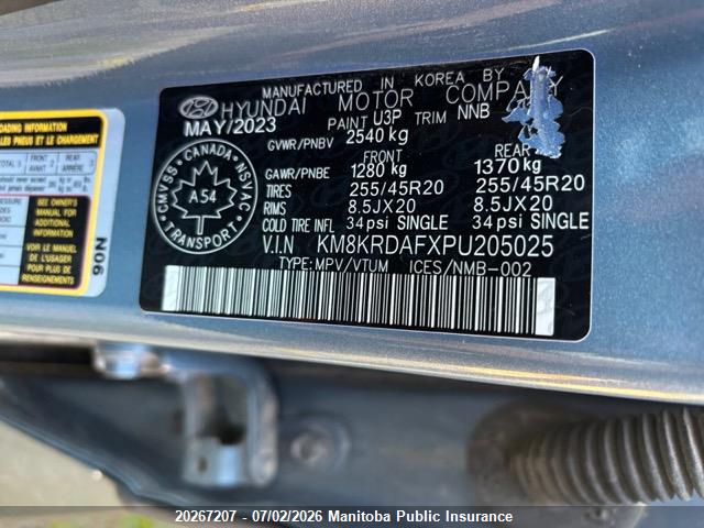 Продаж на аукціоні авто 2023 Hyundai Ioniq 5 Preferred Long Range, vin: KM8KRDAFXPU205025, номер лоту: 20267207
