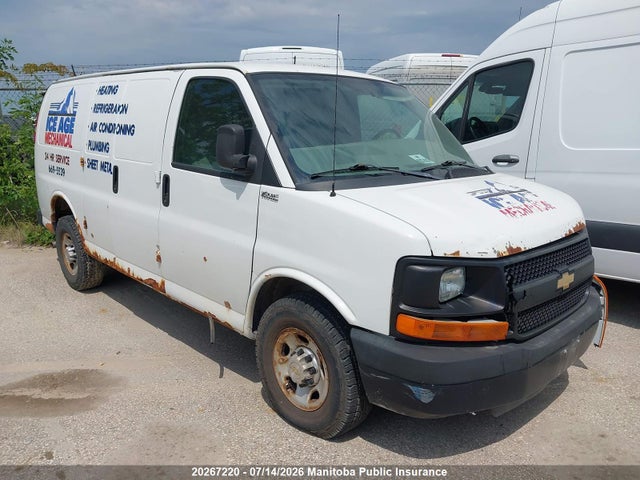 20267220 :رقم المزاد ، 1GCWGFCA8C1168920 vin ، 2012 Chevrolet Express 2500 Cargo Van مزاد بيع